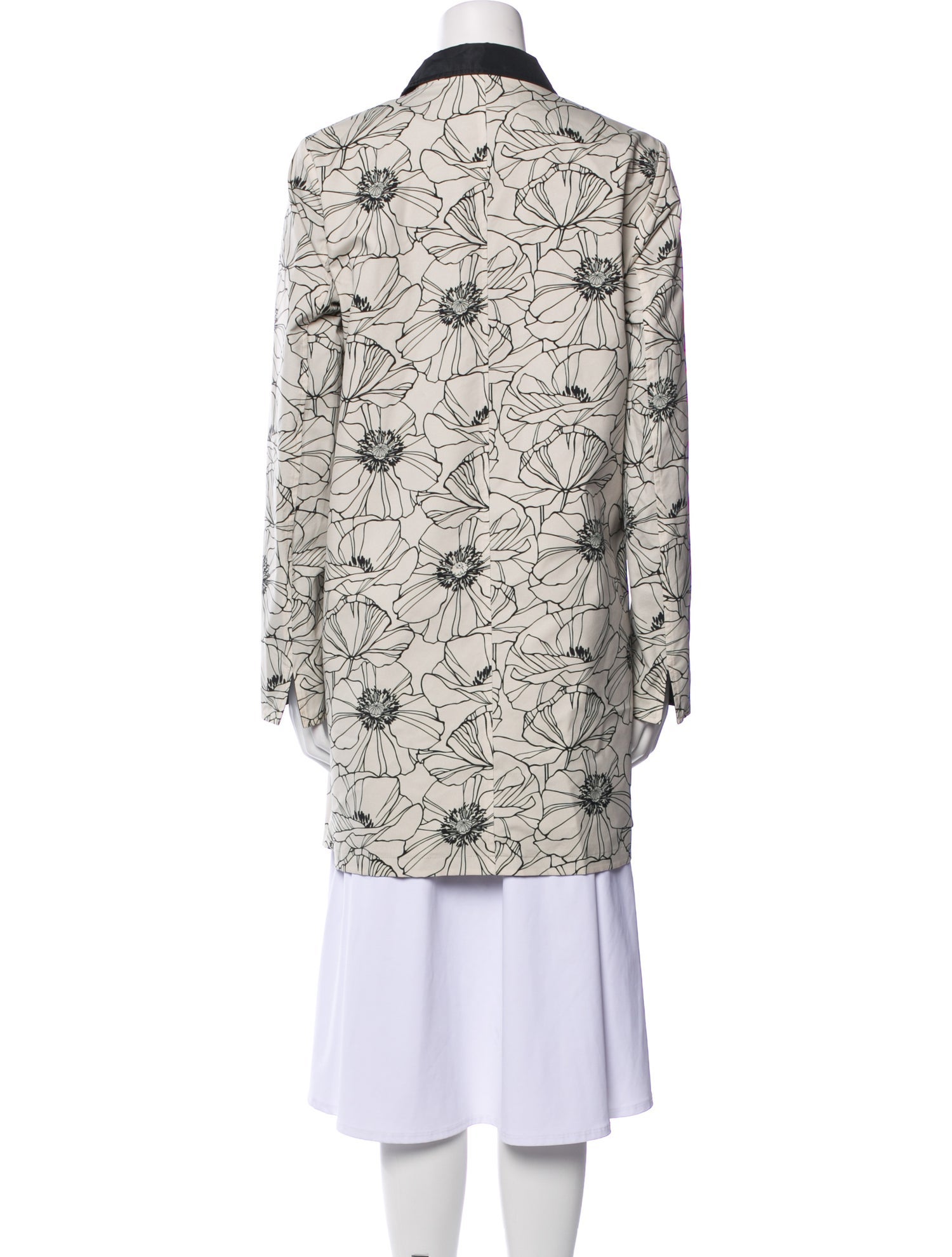 Loro Piana Reversible Floral Print Coat